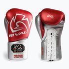 Rękawice bokserskie Rival RS100 Professional red/silver