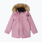Kurtka zimowa dziecięca Reima Ajaton grey pink