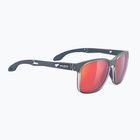 Okulary przeciwsłoneczne Rudy Project Lightflow A ice blue metal matte/multilaser red