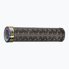 Chwyty kierownicy SUPACAZ Grizips black clear/oil slick star rings