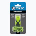 Gwizdek ze sznurkiem Fox 40 Sharx Safety neon/grey