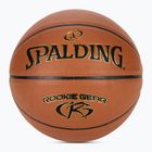 Piłka do koszykówki dziecięca Spalding Rookie Gear Leather pomarańczowy rozmiar 5