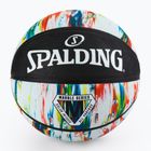 Piłka do koszykówki Spalding Marble czarna/biała/czerwona rozmiar 7