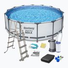 Basen stelażowy Bestway Steel Pro Max Pool Set 5612Z 488 x 122 cm szary