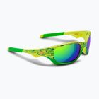 Okulary przeciwsłoneczne dziecięce Aztron Shine spark lime/wayve/polarized green/yellow mir/grey