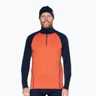Bluza termoaktywna męska Devold Duo Active Merino 205 Zip Neck brick