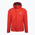 Kurtka przeciwdeszczowa męska Helly Hansen Seven J Rain alert red