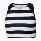 Góra od stroju kąpielowego Helly Hansen Hydropower Cropped navy stripe