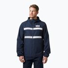 Kurtka żeglarska męska Helly Hansen Salt Striped Windbreaker navy
