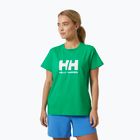Koszulka damska Helly Hansen Logo 2.0 bright green