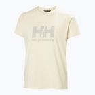 Koszulka damska Helly Hansen Logo 3.0 cream