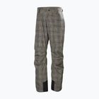Spodnie narciarskie męskie Helly Hansen Legendary Insulated pebble broxburn plaid aop