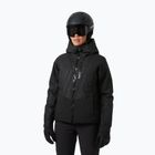 Kurtka narciarska damska Helly Hansen Valdisere 3.0 black embossed stripes