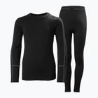 Komplet bielizny termoaktywnej dziecięcej Helly Hansen JR Lifa Merino Midweight black