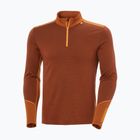 Bluza termoaktywna męska Helly Hansen Lifa Merino Midweight 1/2 Zip iron oxide