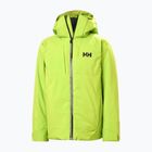 Kurtka narciarska dziecięca Helly Hansen Alpha luminous green
