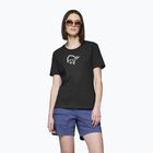 Koszulka damska NORRONA Cotton Viking caviar black