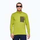 Bluza trekkingowa męska NORRONA Femund Warm1 Zip Neck golden lime/olive night