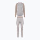 Komplet bielizny termoaktywnej damskiej KARI TRAA Kaia light grey melange