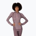 Bluza termoaktywna damska KARI TRAA Smekker Half Zip cocoa powder