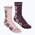 Skarpety damskie KARI TRAA Vinst 2 pack cocoa powder