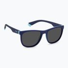 Okulary przeciwsłoneczne dziecięce Polaroid PLD 8049/S blue azure/grey polarized