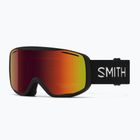Gogle narciarskie Smith Rally black/red sol-x mirror