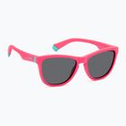 Okulary przeciwsłoneczne dziecięce Polaroid PLD 8056/S matte pink/grey polarized
