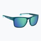 Okulary przeciwsłoneczne męskie Polaroid PLD 7052/S matte teal/green mirror polarized high contrast