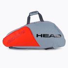 Torba tenisowa HEAD Radical 9R Supercombi 64 l grey/orange
