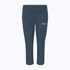 Legginsy tenisowe damskie HEAD Power 3/4 W navy