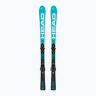 Narty zjazdowe dziecięce HEAD WC e.Race Team SW JRS + wiązania Jrs 7.5 black/blue