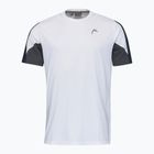 Koszulka tenisowa męska HEAD Club 22 Tech white/dark blue