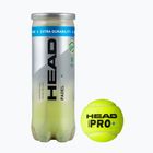 Piłki do padla HEAD Padel Pro+ 3 szt. yellow