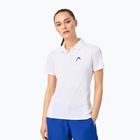 Koszulka tenisowa damska HEAD Club 25 Tech Polo W white