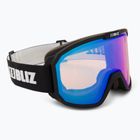 Gogle narciarskie Bliz Rave matt black/light orange blue multi