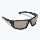 Okulary przeciwsłoneczne Bliz Drift Polarized matt black/brown silver mirror