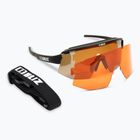 Okulary przeciwsłoneczne Bliz Breeze Polarized matt black/brown silver mirror/basic orange