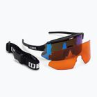 Okulary przeciwsłoneczne Bliz Breeze Small matt black/brown blue multi/orange