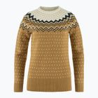 Sweter damski Fjällräven Övik Knit Sweater buckwheat brown/chalk white