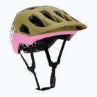 Kask rowerowy POC Cularis olivine green matt/thulite pink matt