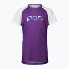 Koszulka rowerowa dziecięca POC Essential MTB sapphire purple/hydrogen white