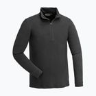 Bluza termoaktywna męska Pinewood Abisko Merino Base Layer Half Zip smoke black