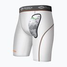 Spodenki do sportów walki męskie Shock Doctor AirCore Cup Compression biały