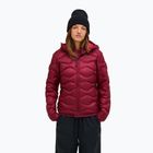 Kurtka puchowa damska Peak Performance Helium Down Hood vertical zenith/tech burgundy