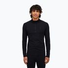 Bluza termoaktywna męska Peak Performance Magic Half Zip Wool-Blend Baselayer black/black