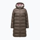 Płaszcz puchowy damski Peak Performance Frost Down Coat terrain tan