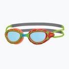 Okulary do pływania dziecięce Zoggs Predator green/orange/red/grey/green/tint blue