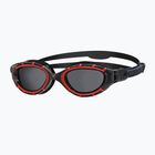 Okulary do pływania Zoggs Predator Flex Polarized red/ black/ smoke polarized