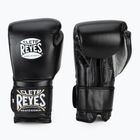 Rękawice bokserskie Cleto Reyes Velcro Sparring black silver